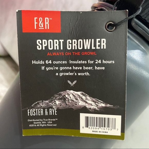 NWT Foster & Rye Sport Growler - Picture 5 of 6
